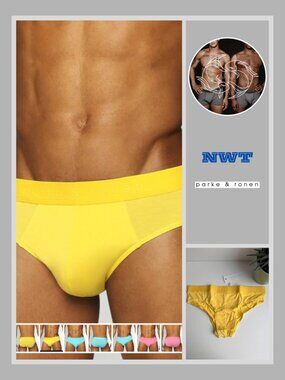 Parke & Ronen - Low-Rise Brief - Sunflower Candy Edition (M)